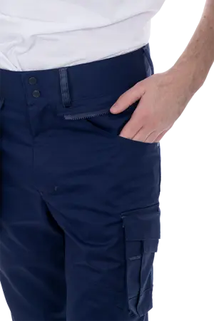 Брюки ACTIVE FLEX / АКТИВ ФЛЕКС (т.синий/флуоресцентный желтый)