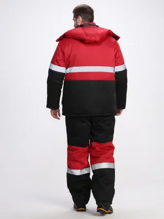 Костюм ПРОФИ-НОРД зимний с ПК (черный/красный) Костюм ПРОФИ-НОРД зимний с ПК (черный/красный)