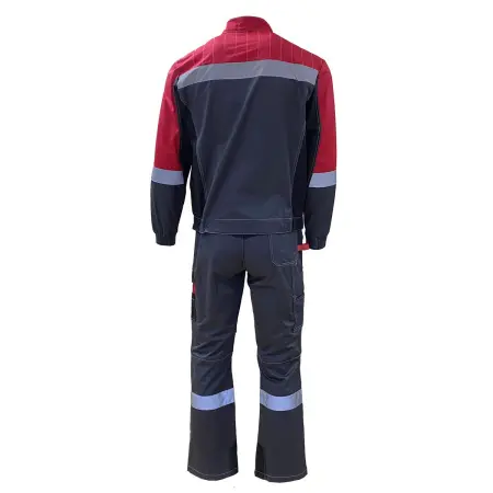 Костюм ФОРМУЛА КОТТОН ФП2 с ПК (т.серый/красный/черный)