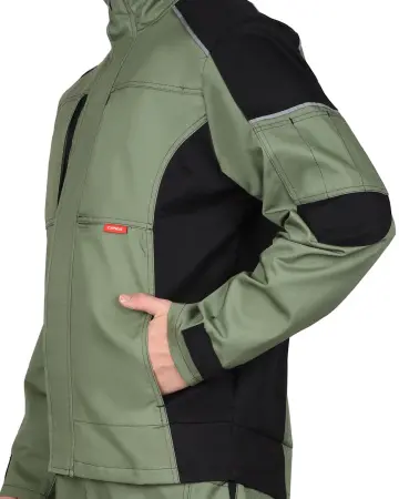 Куртка ЦИТРИН с СОП (с.оливковый/черный)