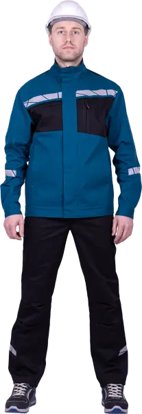 Куртка СТРОНГ ИМПОРТ (бирюзовый/черный)