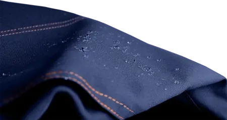 Костюм КМ-10 ЛЮКС с ПК (т.синий/оранжевый)