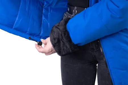 Куртка ЗИМУШКА женская зимняя (васильковый)