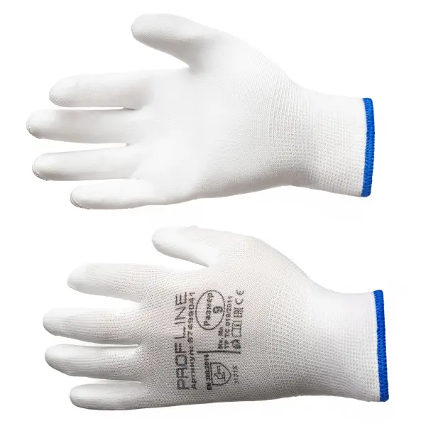 Перчатки PROFLINE SPECIALIST нейлоновые с ПУ-покрытием (белый)