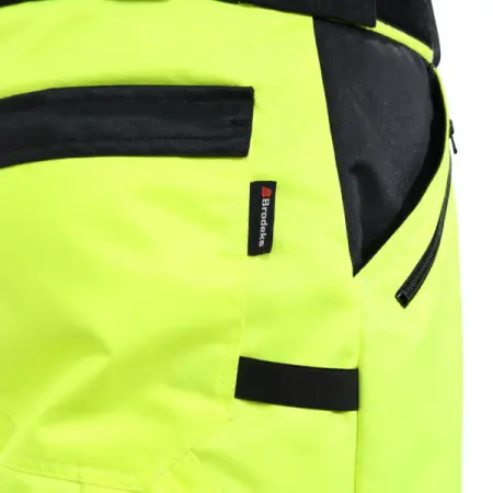 Брюки BRODEKS KW 308 зимний (черный/желтый)