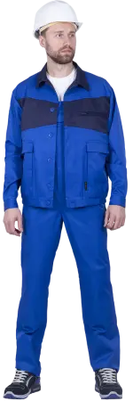 Костюм СПЕЦИАЛИСТ-2 с ПК (василек/т.синий)