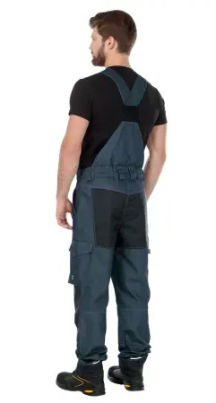 Полукомбинезон ЛЕВЕЛ (синий/черный)