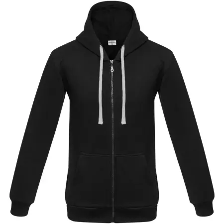 Толстовка UNIT SIVERGA HEAVY на молнии с капюшоном (черный)