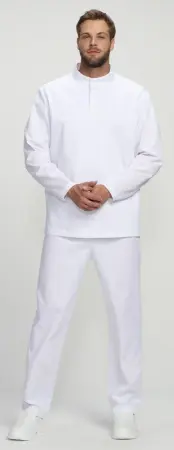 Костюм ХАССП-СТАНДАРТ NEW с БР (белый) мужские медицинские