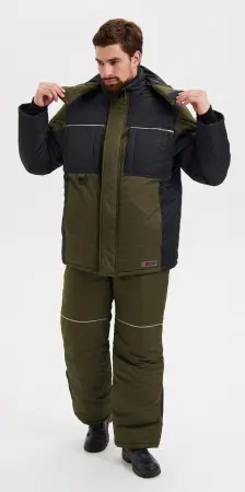 Костюм ДРИМ зимний с БР (хаки/черный)