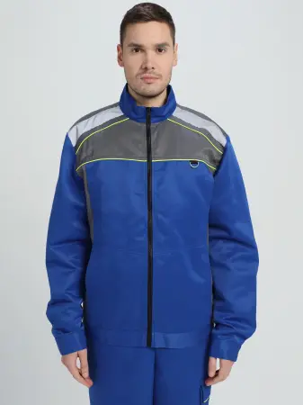 Костюм ПРАКТИК-2 СОП CH с ПК (васильковый/серый)