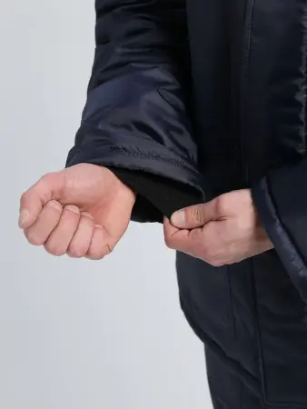 Куртка БРИГАДА NEW Оксфорд зимняя (т.синий/васильковый)