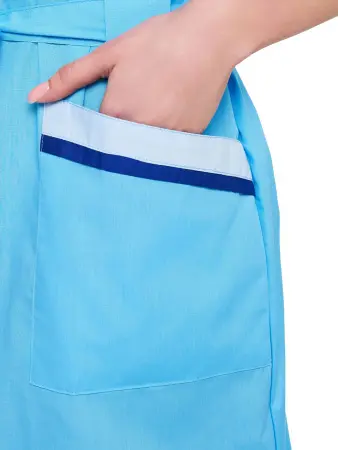 Халат ПРИБОЙ женский (голубой/св.голубой/василек)