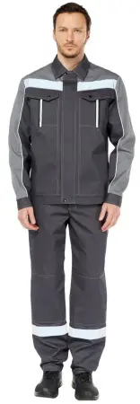Костюм ОПТИМА с БР (серый)