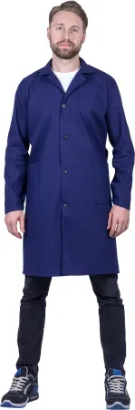 Халат ДИАГОНАЛЬ (синий)