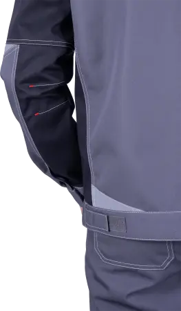 Куртка ТУРБО SAFETY (серый/чёрный/красный)