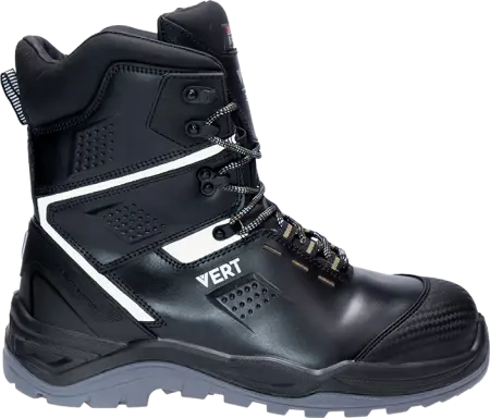Ботинки VERT ПУ/ТПУ шерст.мех с КП и КС (черный)
