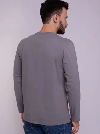 Лонгслив PREMIUM (серый)