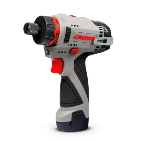 Аккумуляторный шуруповерт CROWN CT21072HBX-2 BMC 12В Li-ion 2х2,0Ач 380/1250об/мин