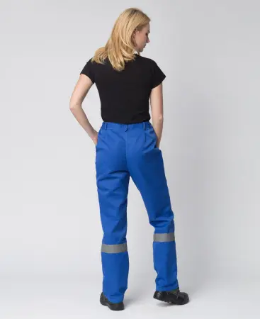 Костюм ВЕСНА-1 СОП NEW женский с БР (васильковый/серый)