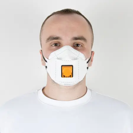 Респиратор трехпанельный с клапаном (FFP2 NR D)