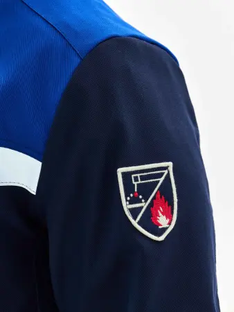 Костюм сварщика ВЕЛДСВАР-СОП 2 кл.защиты с БР (т.синий/васильковый)