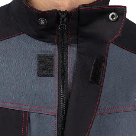 Куртка РЕЙН (т.серый/черный/красный)