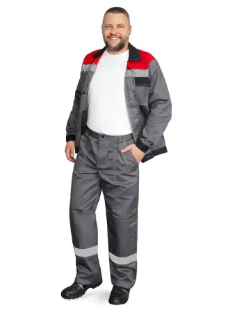 Костюм КОРПУС с БР (т.серый/черный/красный) Костюм КОРПУС с БР (т.серый/черный/красный)