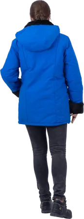 Куртка ЗИМУШКА женская зимняя (васильковый)