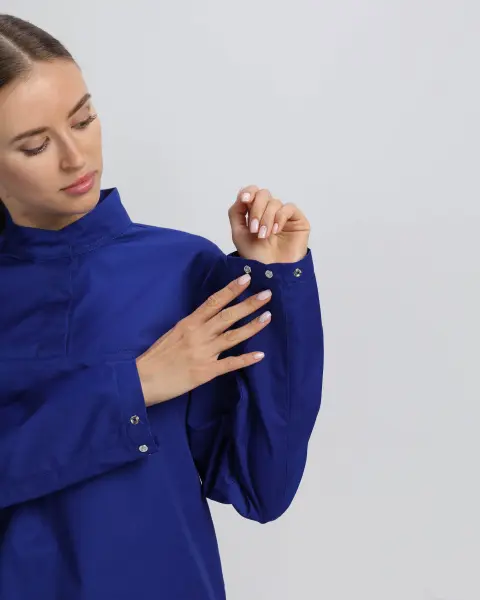 Костюм ХАССП-СТАНДАРТ NEW женский с БР (васильковый)