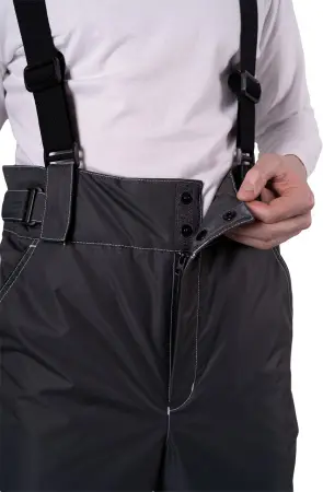 Костюм СТАРАТЕЛЬ ИМПОРТ зимний с БР (серый/красный)