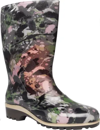 Сапоги ПВХ женские с рисунком