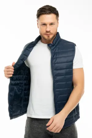 Жилет J-01 зимний (синий)