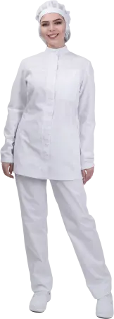 Куртка АПРЕЛИЯ ХАССП женская (белый) женские медицинские