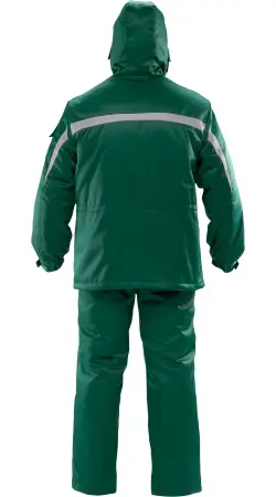 Костюм ИНЕЙ зимний с ПК (зеленый/серый)