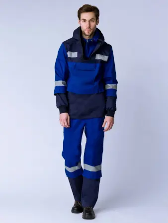 Костюм ИМПУЛЬС с БР противоэнцефалитный антигнус (т.синий/васильковый)