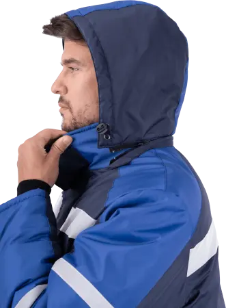 Куртка РОУД зимняя (т.синий/васильковый)