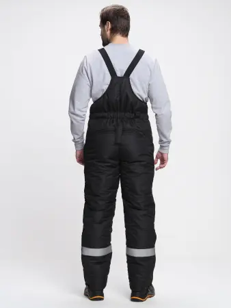 Костюм БЕРКОРТ-2 СОП К. зимний с ПК (черный/т.серый)