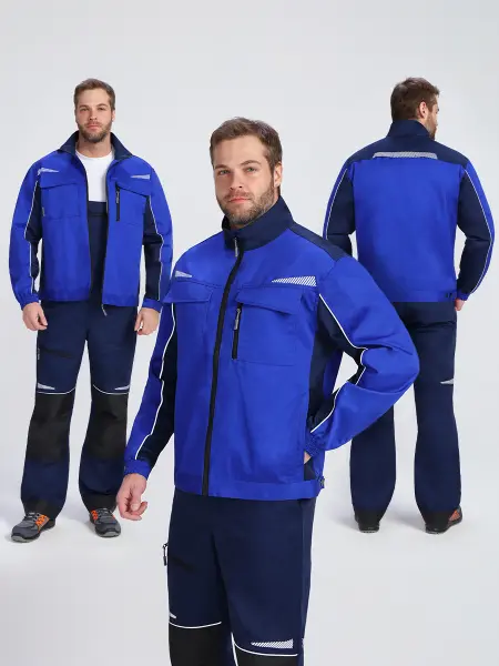 Куртка ProfLineSpecialist (васильковый/т.синий)