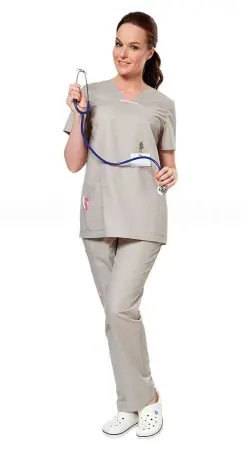 Комплект АУРА женский с БР (серый) женские медицинские