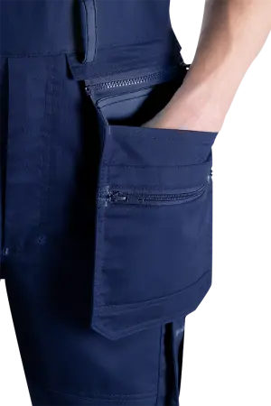 Полукомбинезон ACTIVE FLEX / АКТИВ ФЛЕКС (т.синий/флуоресцентный желтый)