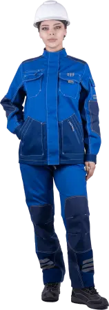 Куртка ЭДВАНС женская (василек/синий)