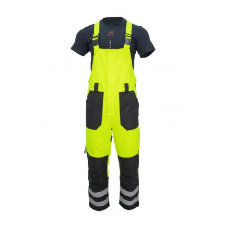 Полукомбинезон BRODEKS MW48-83В мультизащитный зимний (желтый/черный)