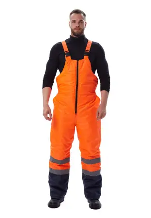 Костюм СКАНДИН-ДОРОЖНЫЙ зимний с ПК (оранжевый/т.синий)