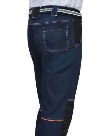 Брюки СИРИУС-ШАТЛ-РОСС с ремнем (синий/черный)