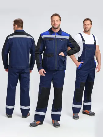 Костюм PROFLINE BASE-2 с ПК (т.синий/черный/васильковый)