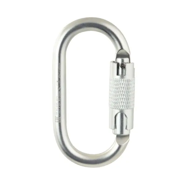 Карабин СТАЛЬНОЙ ОВАЛ с байонетной муфтой 16мм