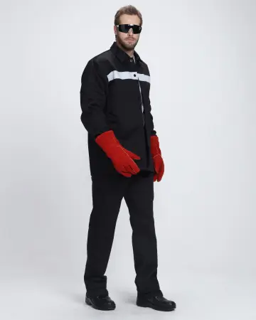 Костюм ГЕФЕСТ-СОП 2 кл.защиты пл 500 с БР (черный)