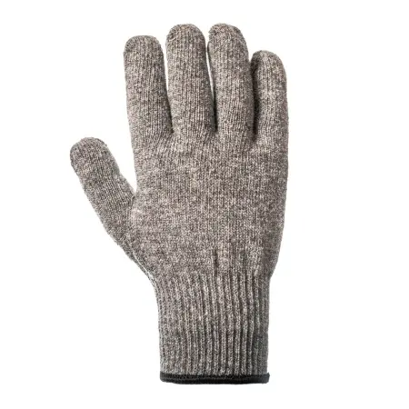 Перчатки шерстяные одинарные 10 класс (серый)