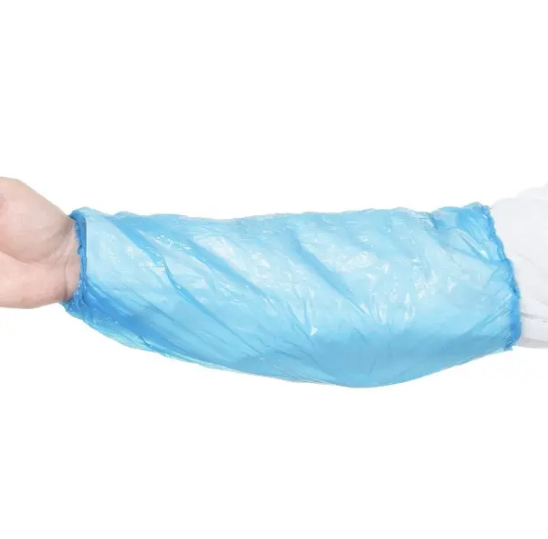 Нарукавники одноразовые (белые, голубой) ОТГРУЗКА КРАТНО 50 ПАР 100ШТ